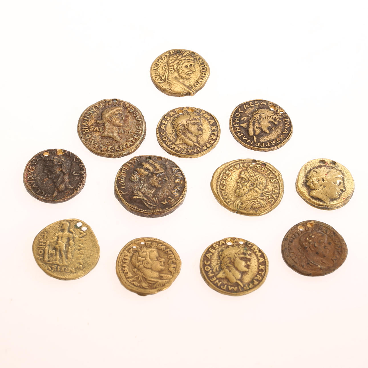 12 MYNT, 12 stycken, Grekland.