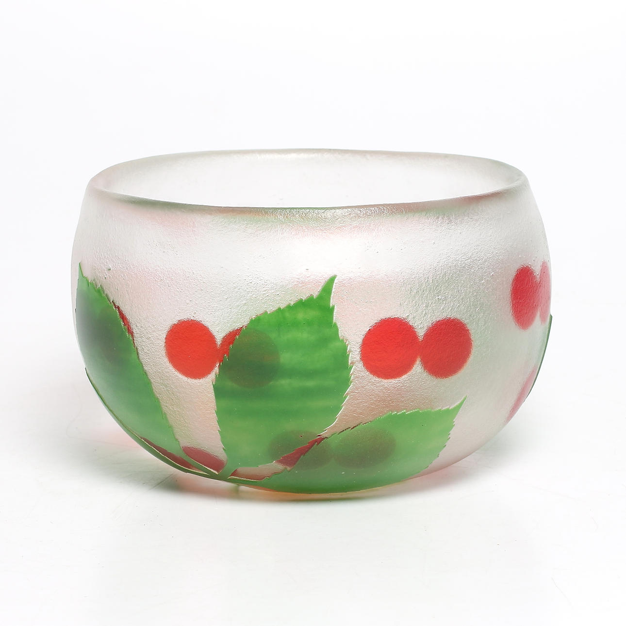 PAUL HOFF. Skål, konstglas, signerad, Kosta Boda, 1900-tal.