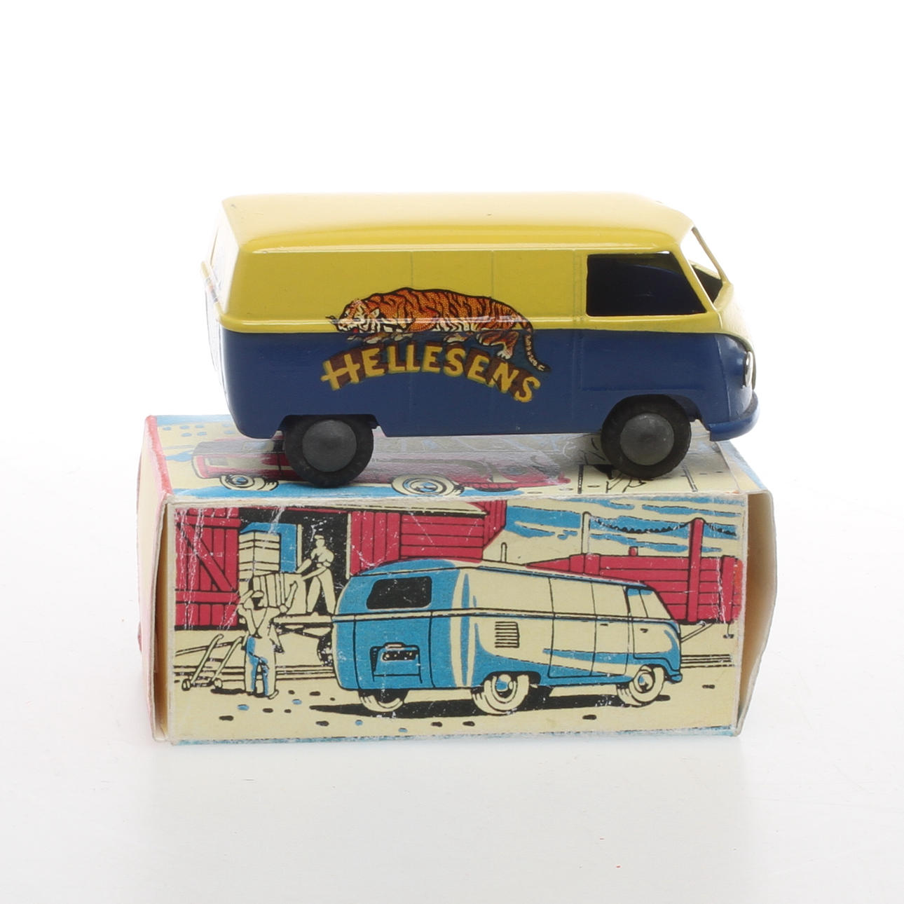 TEKNO VW Hellesens i replikakartong.