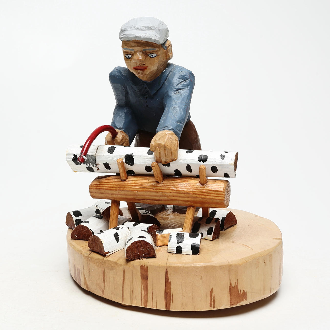 BIRGER EKSTRÖM. A SCULPTURE, wood, signed, 2002.