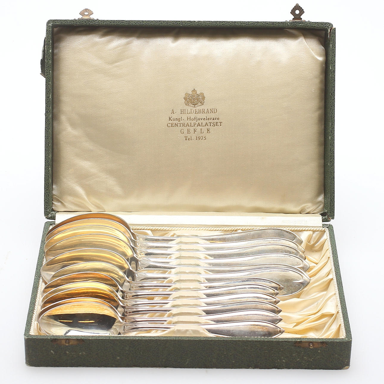 SKEDAR, silver, 6 + 6 st, CGH samt AEH, 1933 samt 1935, vikt 539,45 gram.