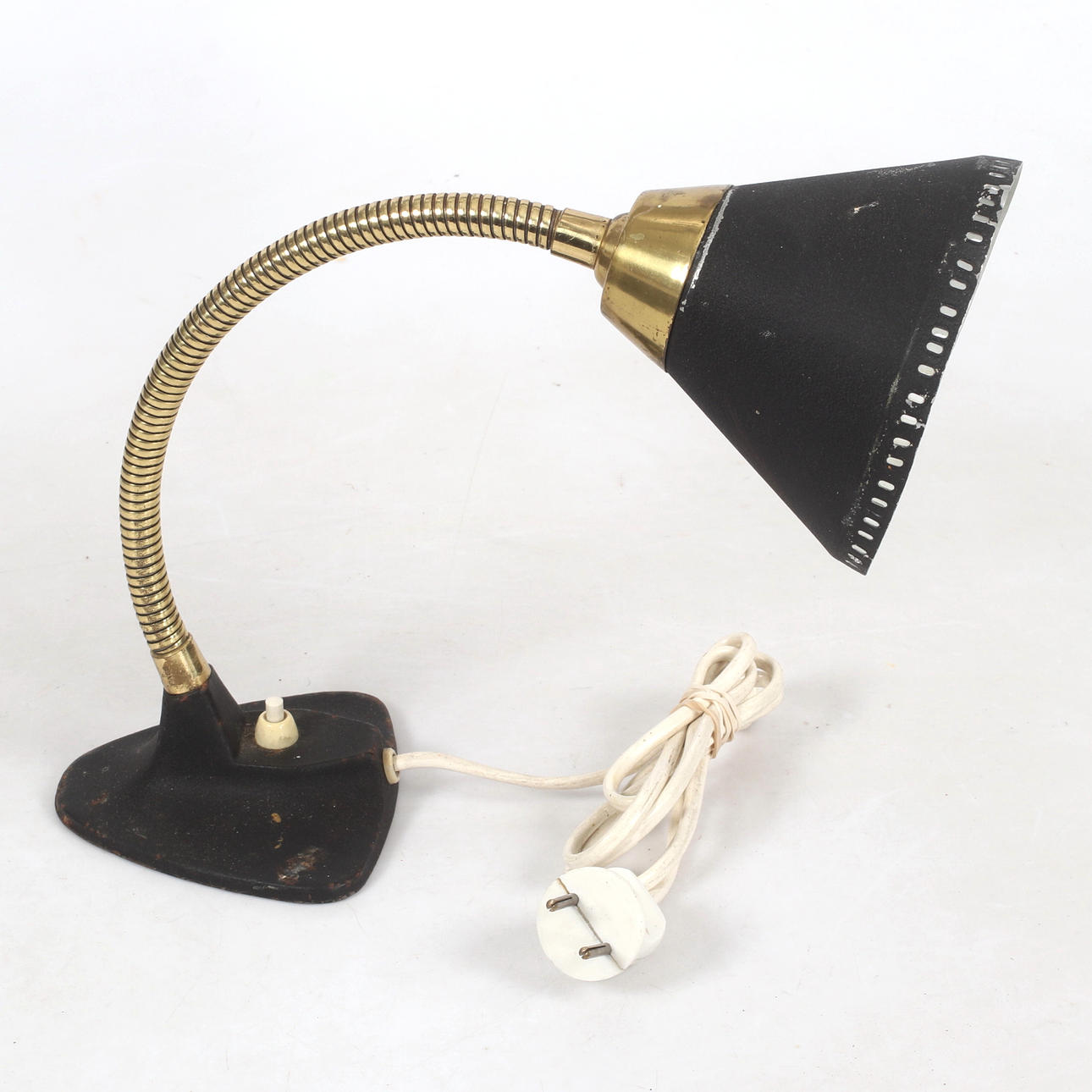 A table lamp, metal, EWÅ, 20th century.