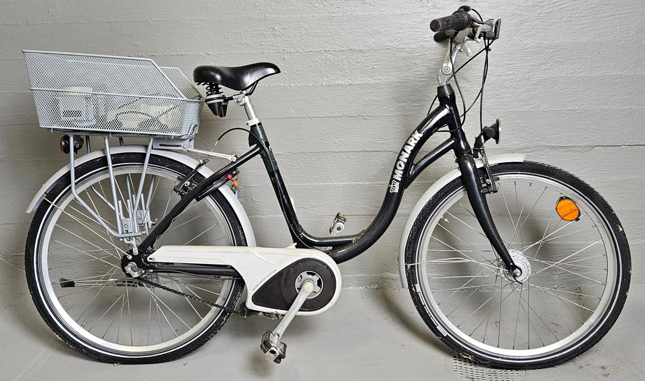 Ein Elektrofahrrad für Damen, Monarch.
