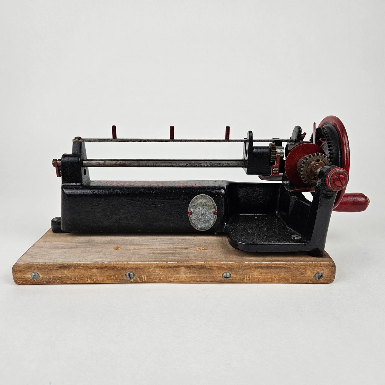 A Guhl & Harbeck pencil sharpener, Hamburg, circa 1900.