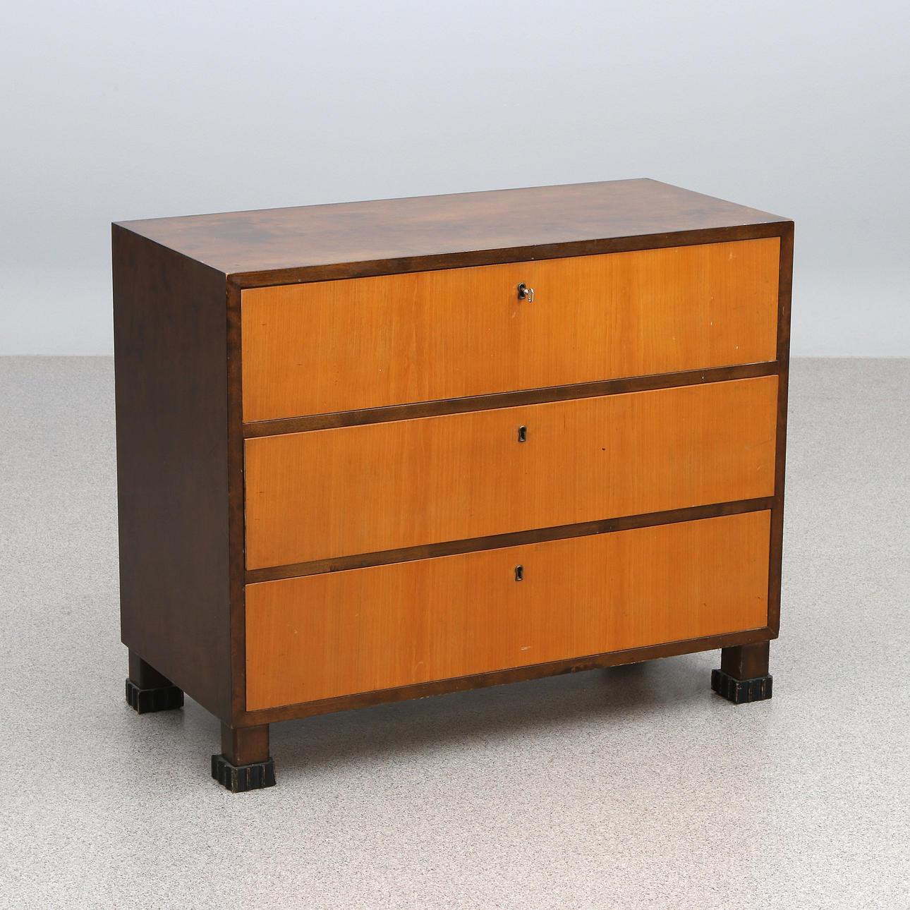 Kommode. Birk. Funkis, 1930'erne.