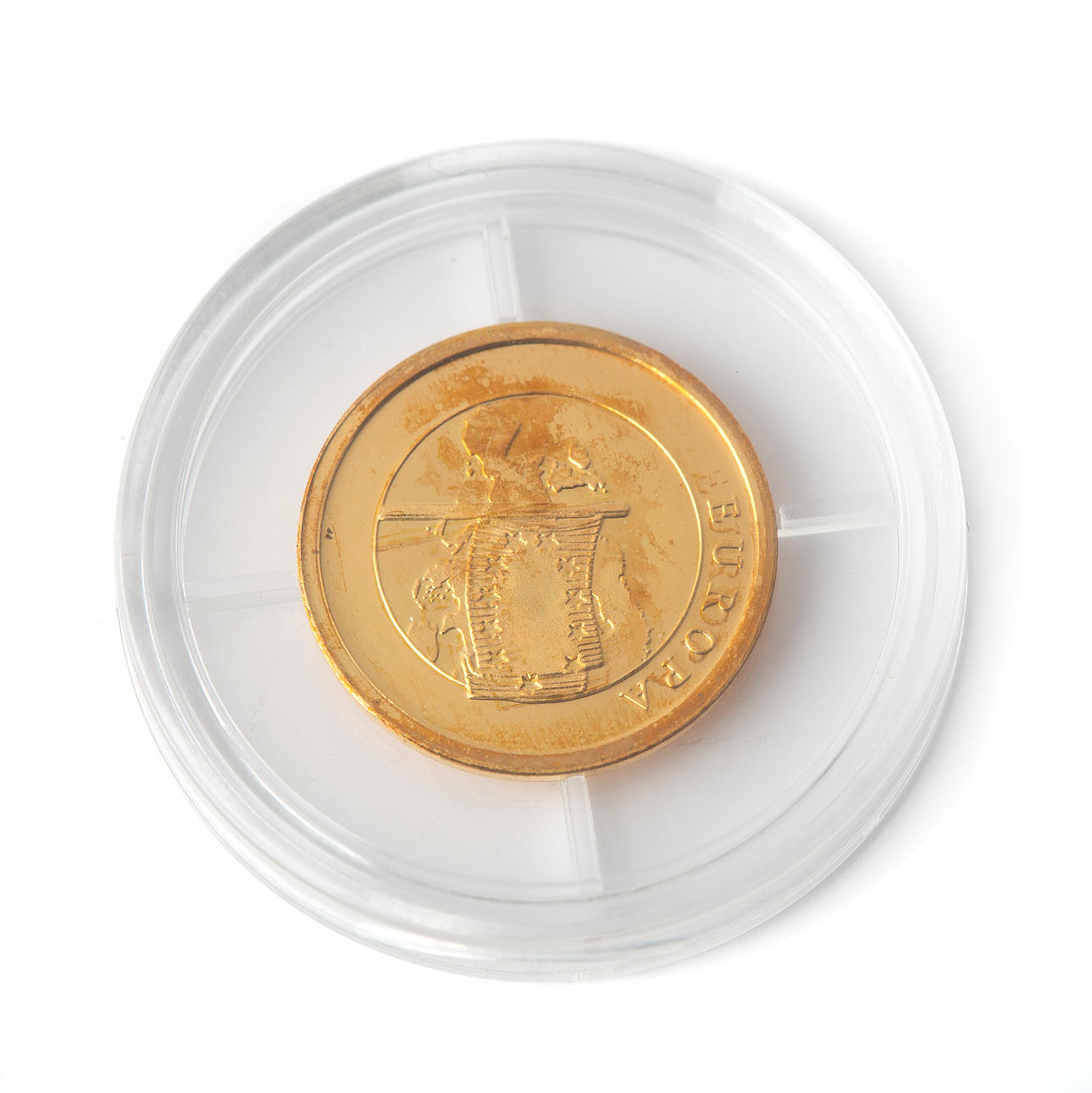 MØNT, 14K guld, „Europa“.