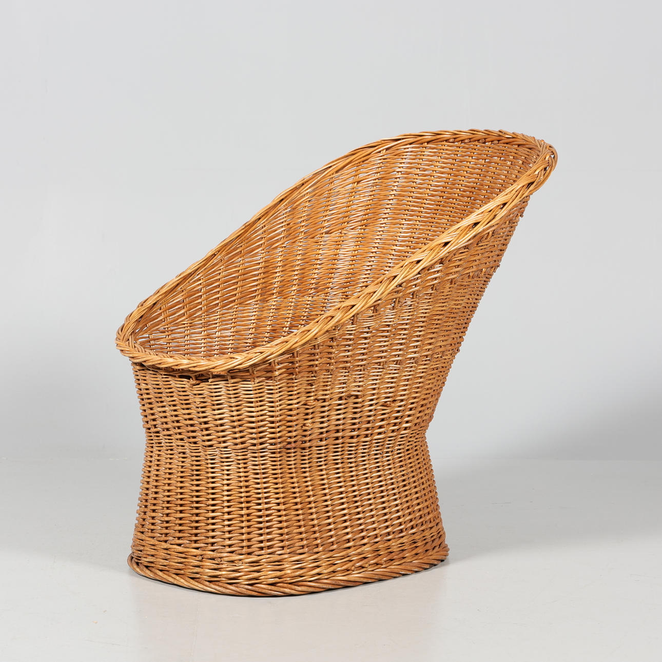 WICKER CHAIR, rattan.