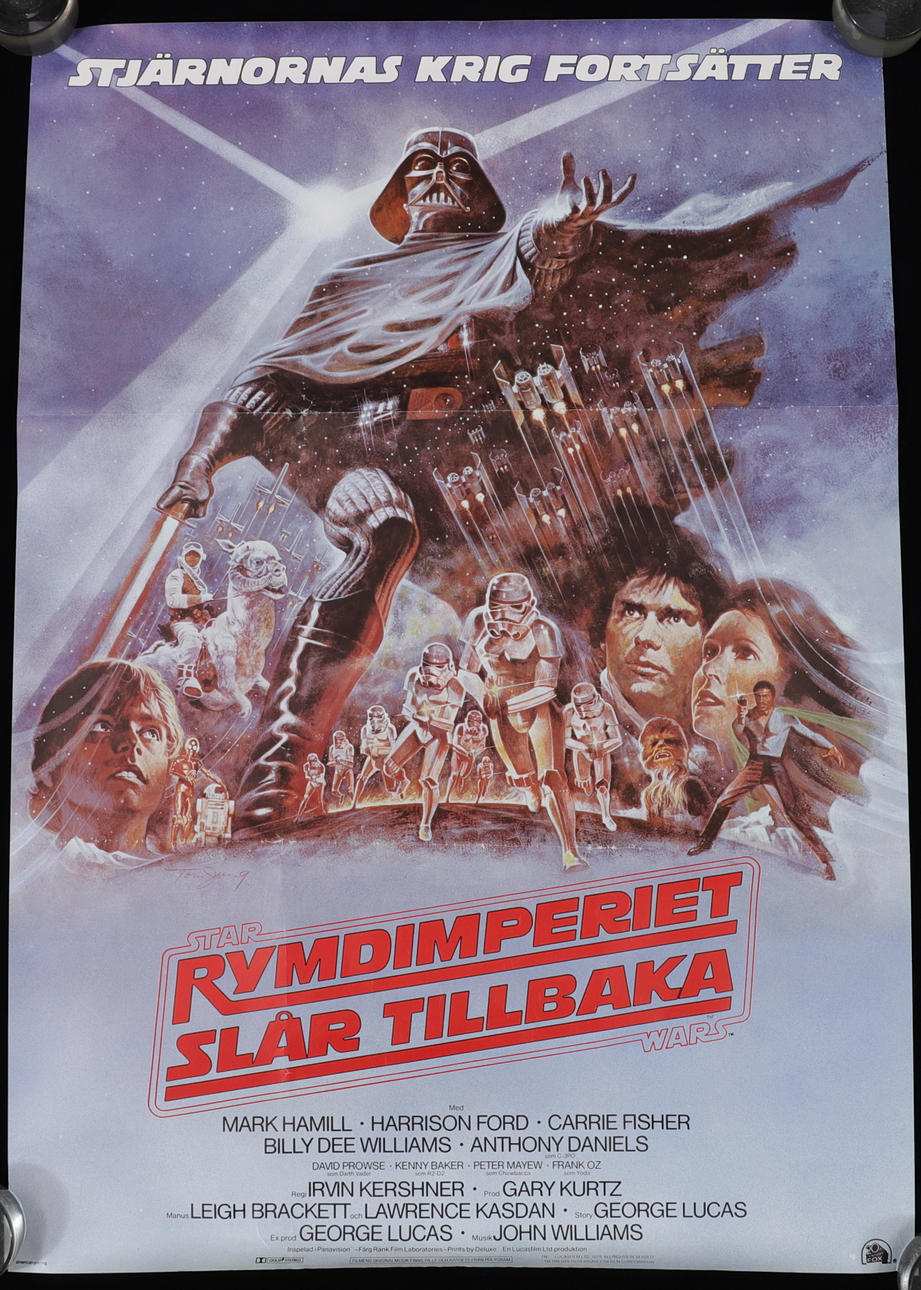 FILMPLAKAT, „Rumimperiet slår tilbage“, Star Wars, 1979.