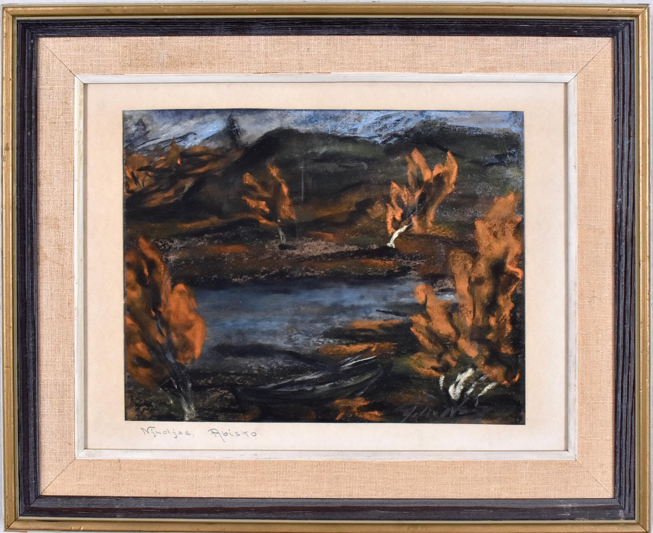 OIDENTIFIERAD KONSTNÄR. Pastel.