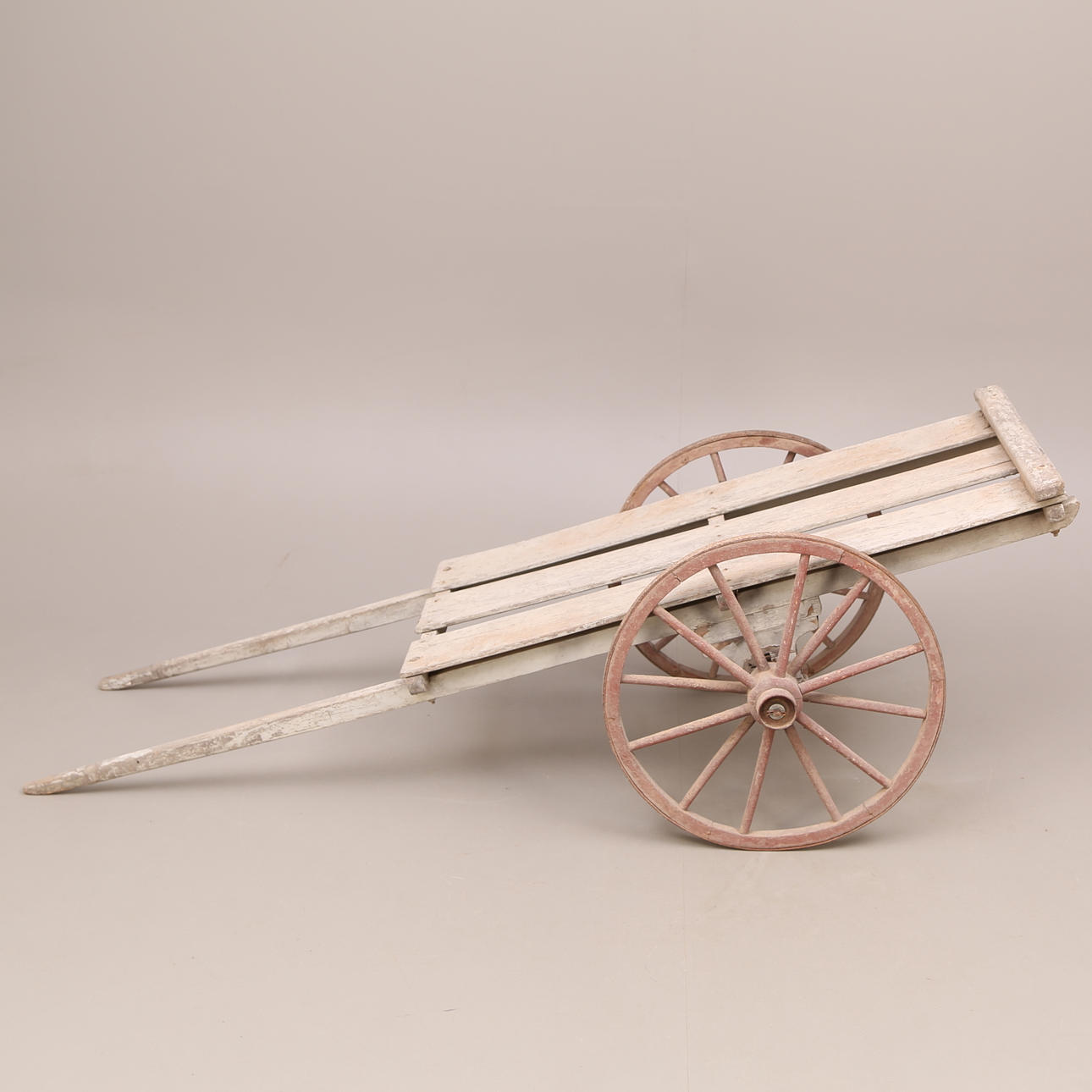 LASTKÄRRA, trä, allmoge, fjädring hjulen, 1800-tal.