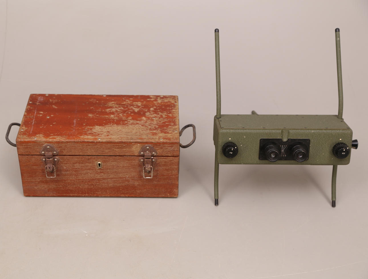 STEREOSKOP, Svenska Armén, 1930-talet, tillverkare Nederländerna.