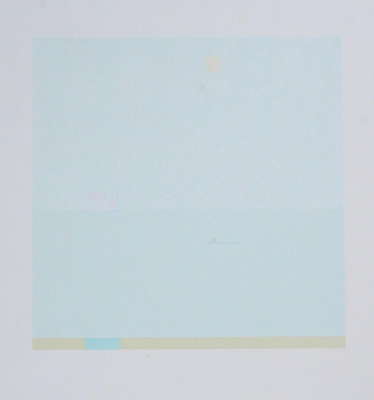 ANTONIO CALDERARA (1903-1978). silkscreen, “Compositions” signed, numbered.