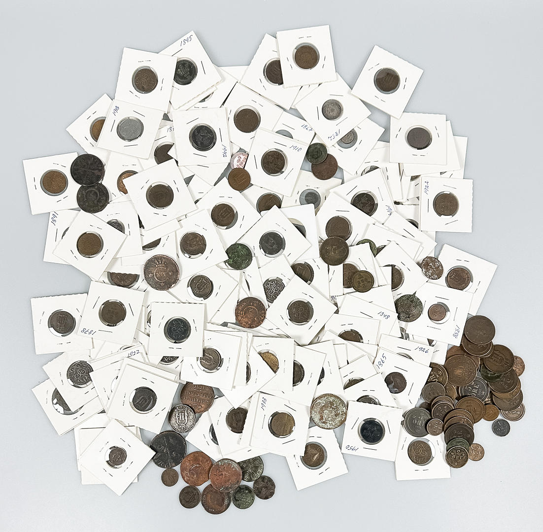 Mønt, parti, Sverige, 17/18/1900-tal.