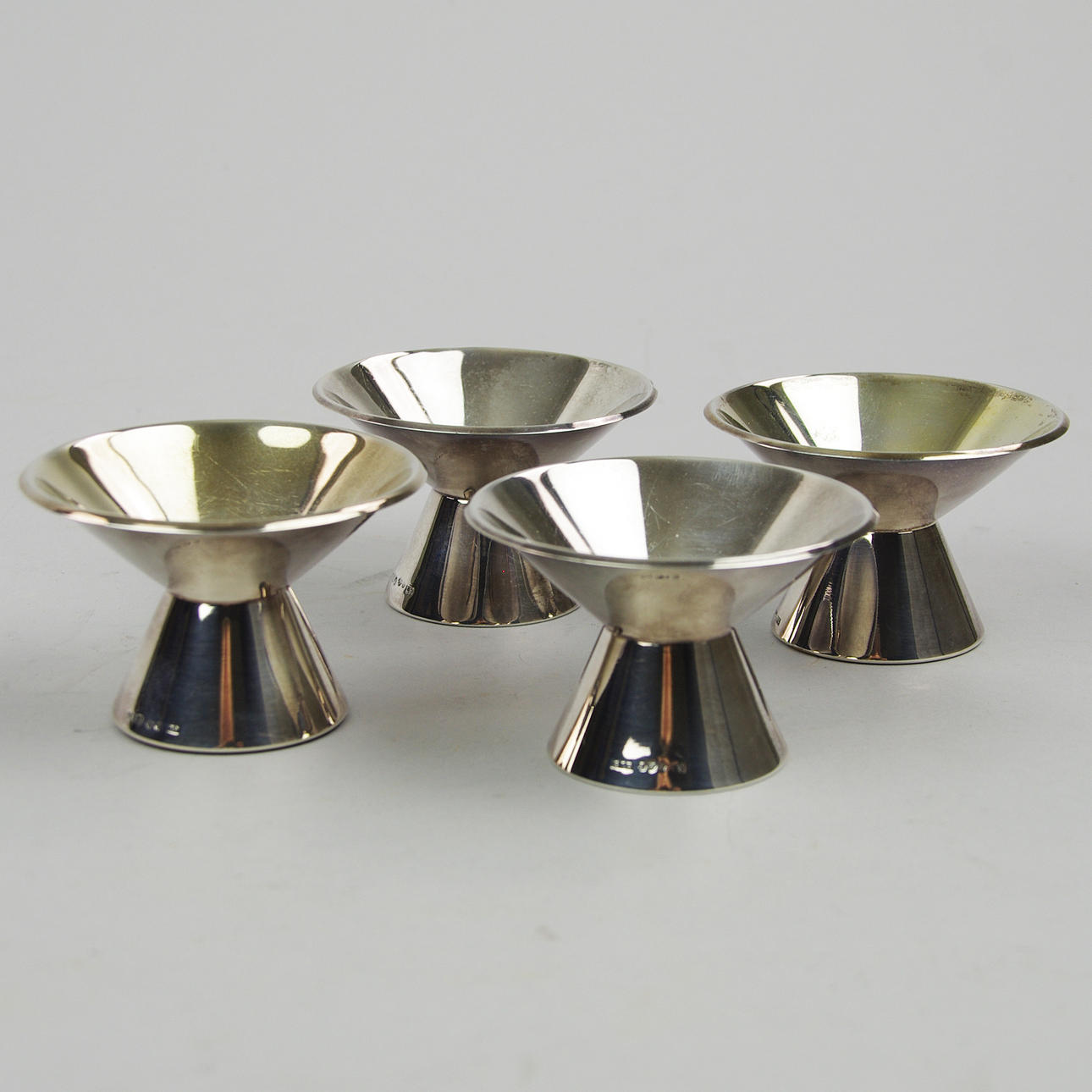 LJUSSTAKAR, 4 stycken, silver.