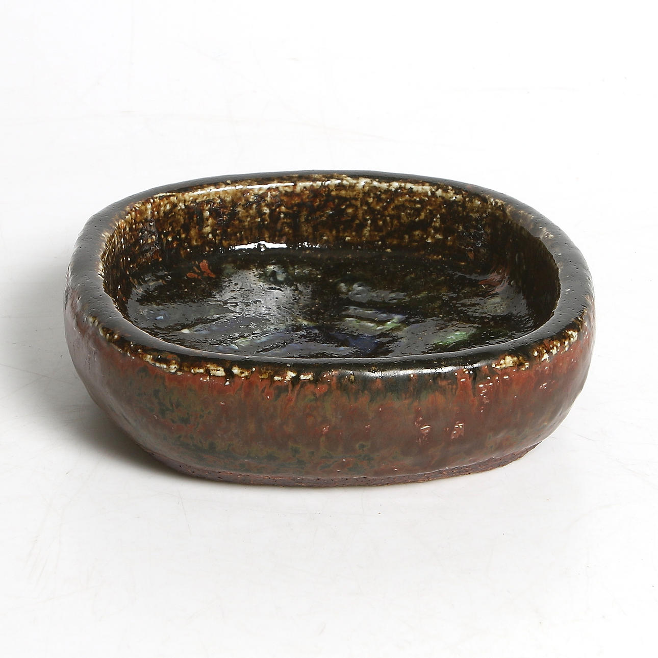 CARL HARRY STÅLHANE. Skål, stengods, unik, Ateljé, signerad och numrerad x 341, Rörstrand, daterad -66.