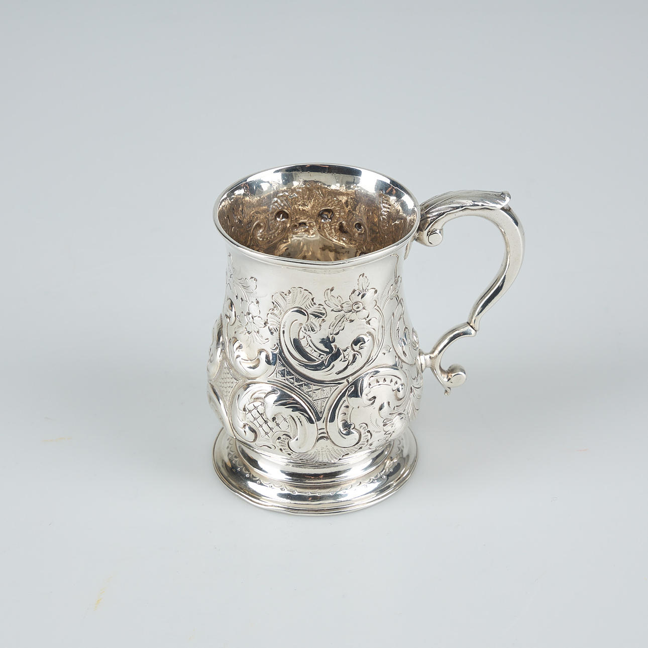 MUGG, silver, Thomas Whipham & Charles Wright, London 1760.
