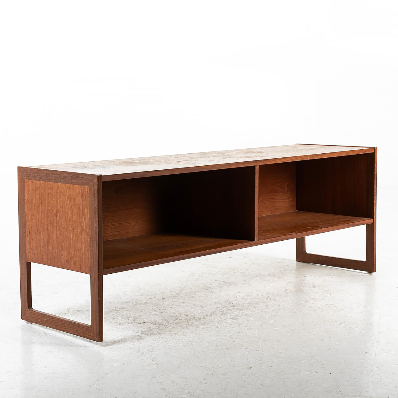 TV-bänk, teak, 1960-tal.