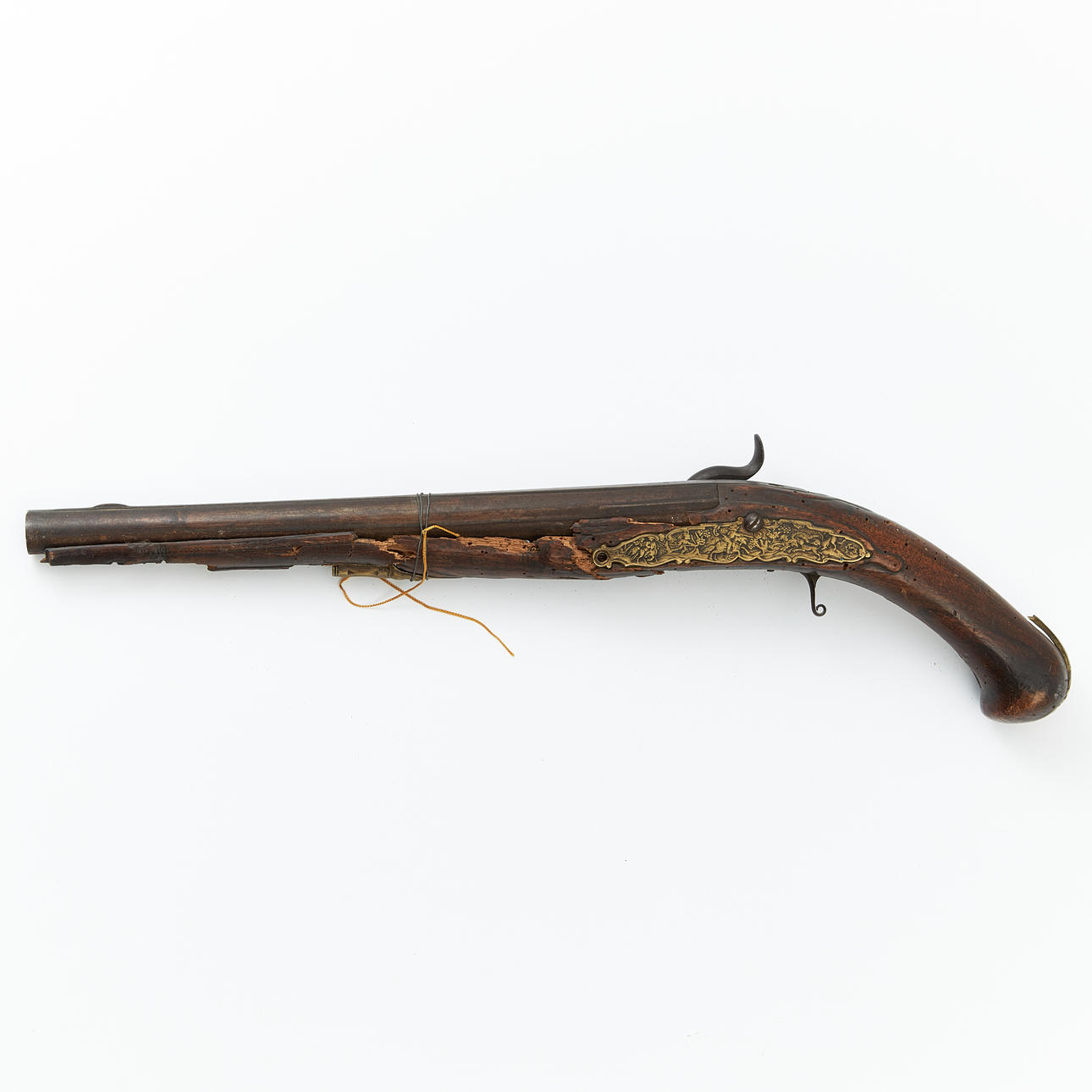 SLAG LOCK PISTOL, converted from flintlock, 18th century. Weapons ...
