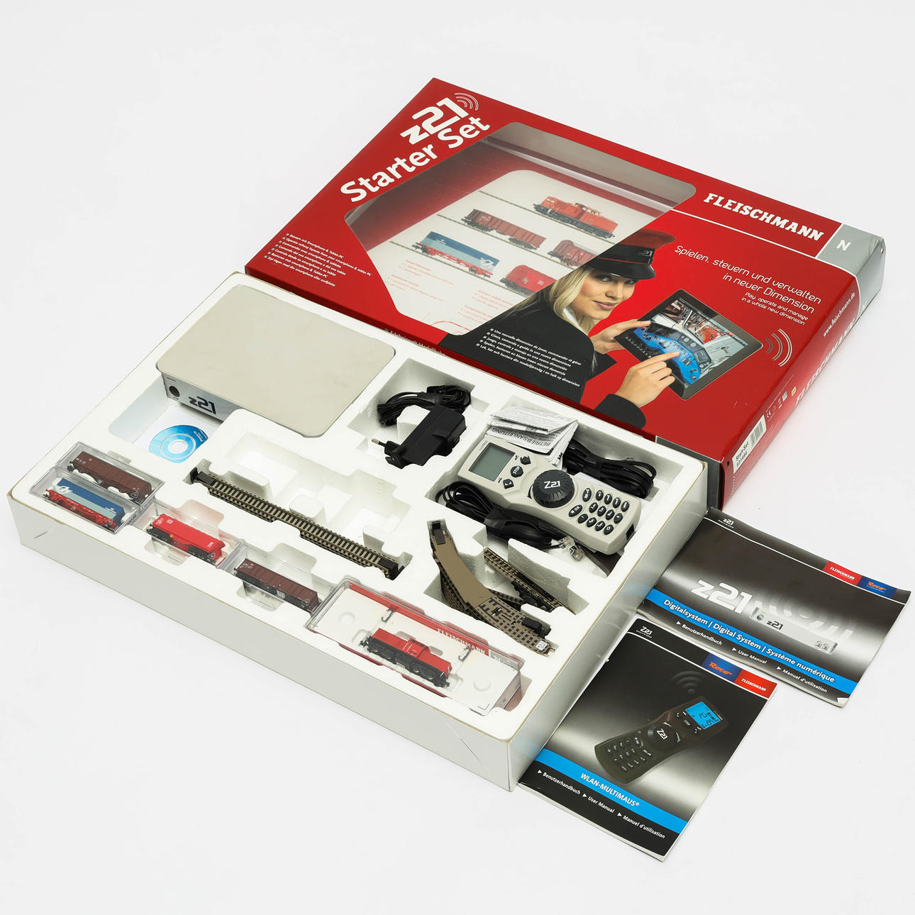 FLEISCHMANN, Bahngleis, Startset 931484, digital, im Originalkarton.