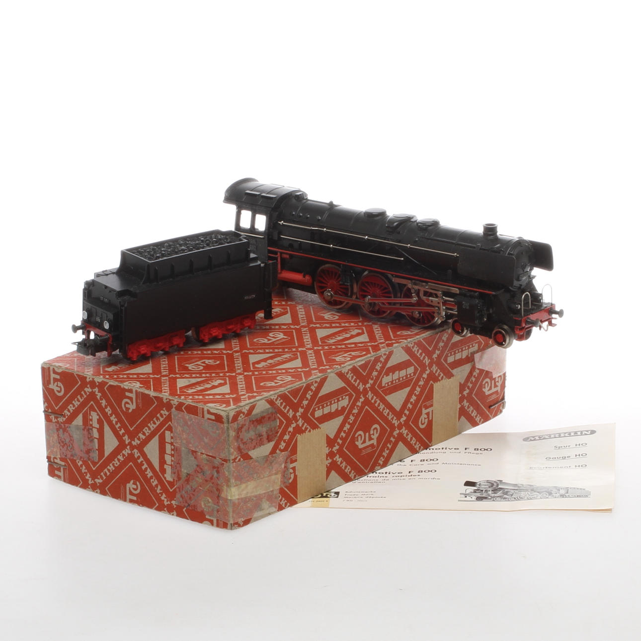 MÄRKLIN ånglok F 800 i originalkartong.