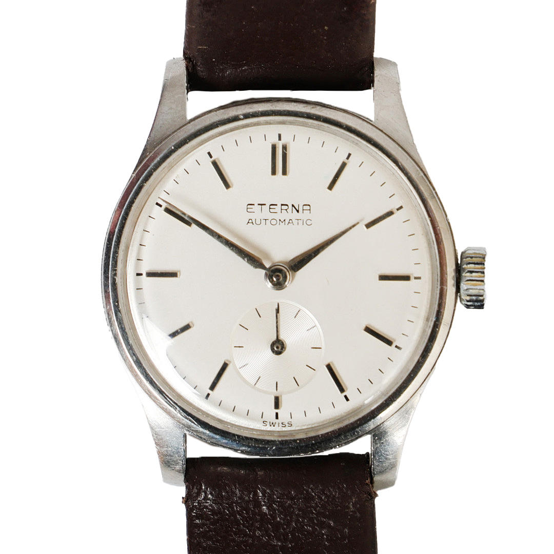 AN ETERNA AUTOMATIC GENTLEMANS WRISTWATCH.