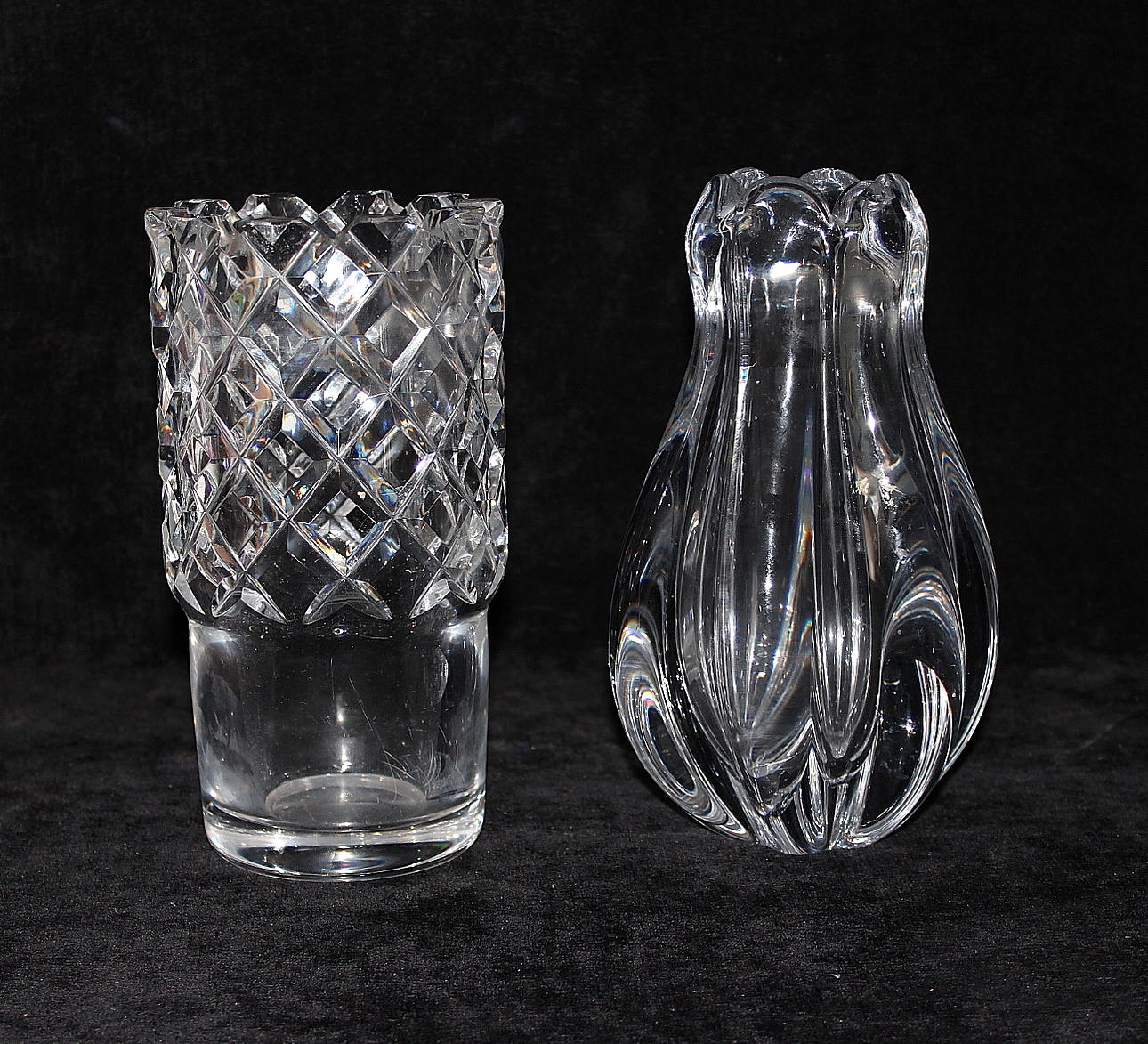 VASER, 2 st, Sofiero, Gunnar Syren, Stella Polaris Vicke Lindstrand Orrfors.