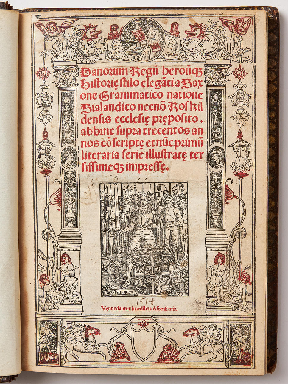SAXO GRAMMATICUS FIRST EDITION OF DANORUM REGUM HEROUMQUE HISTORIAE ...