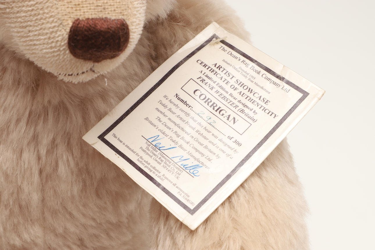 テディベア　DEAN'S RAG BOOK CO.LTD イギリス　鳴きます DEANS RAG BOOK LIMITED EDITION TEDDY BEARS. Toys - Toys