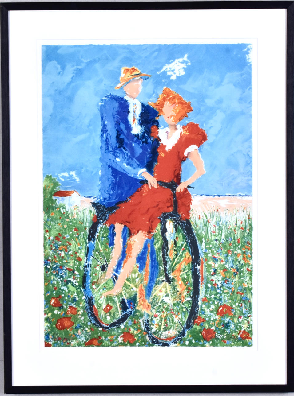 KARL HÖGLUND. Värillinen litografia.