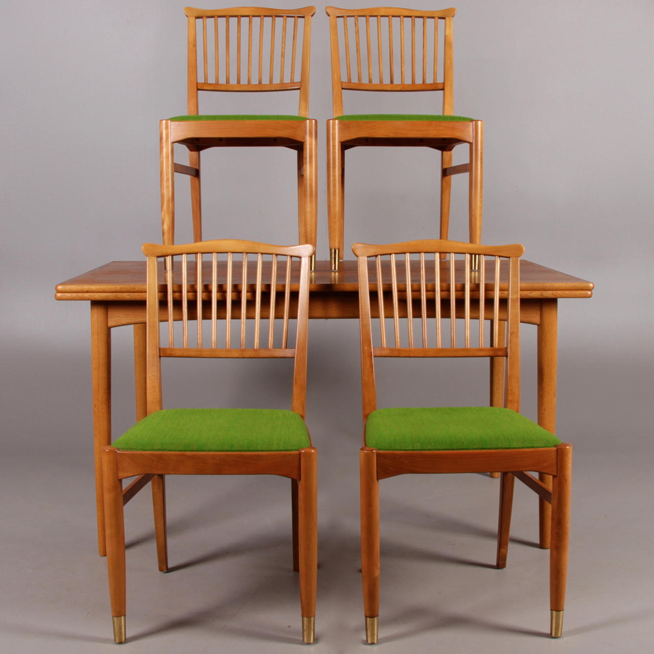 MATSALSMÖBEL, 5 delar, bord ur Triva-serien, Nordiska Kompaniet, 1950/60-tal.