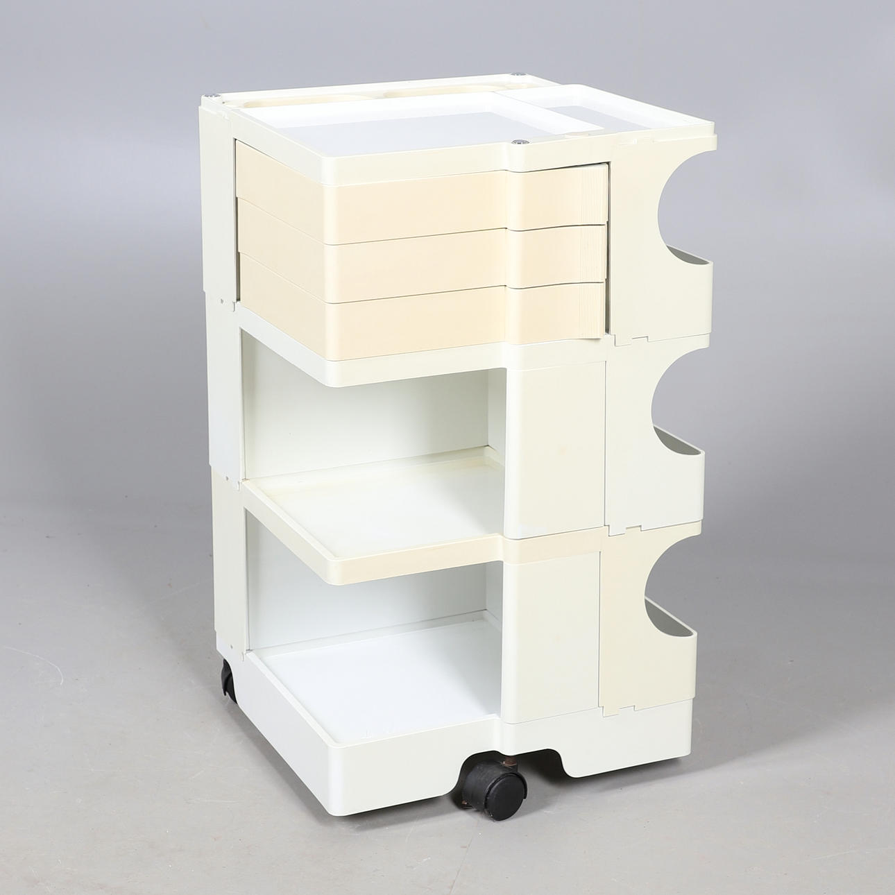 JOE COLUMBO - BIEFFPLAST 'BOBY' TROLLEY STORAGE UNIT.