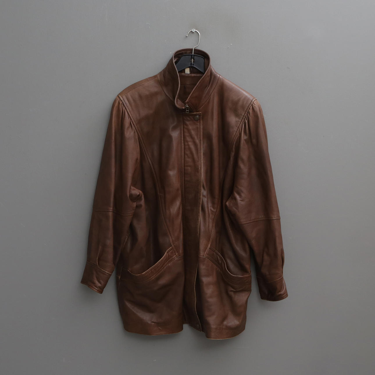 JACKET, leather, size 44.