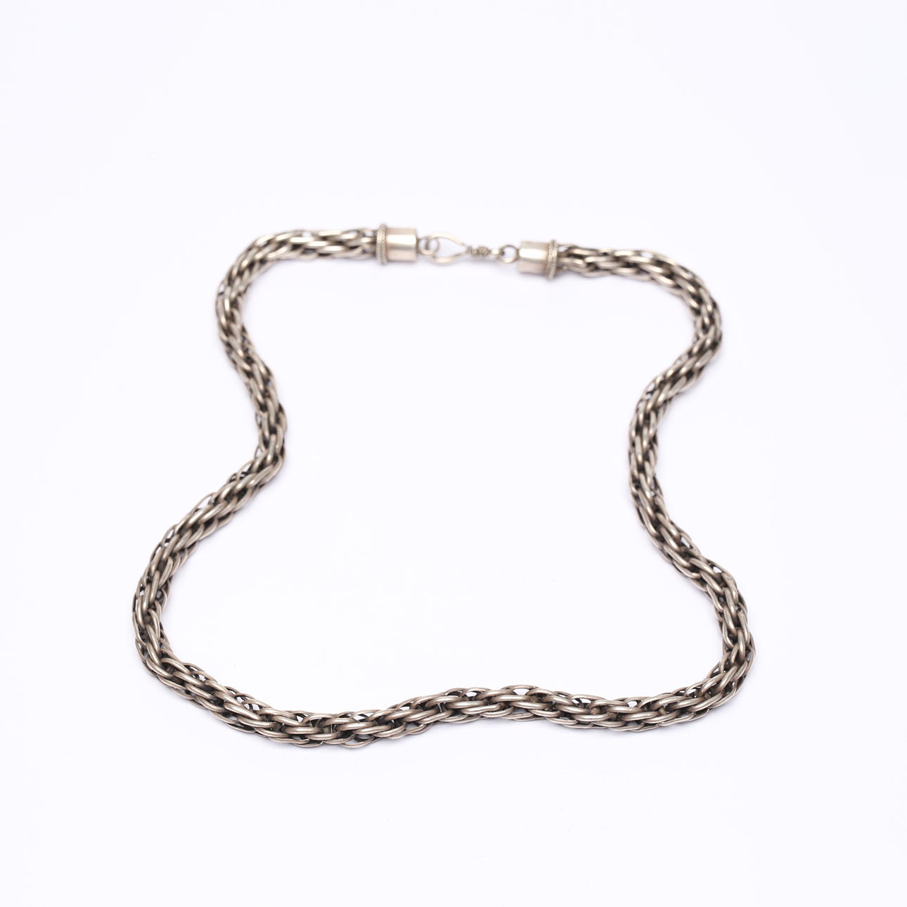 HALSKETTE, Silber, ca. 70 Gramm.