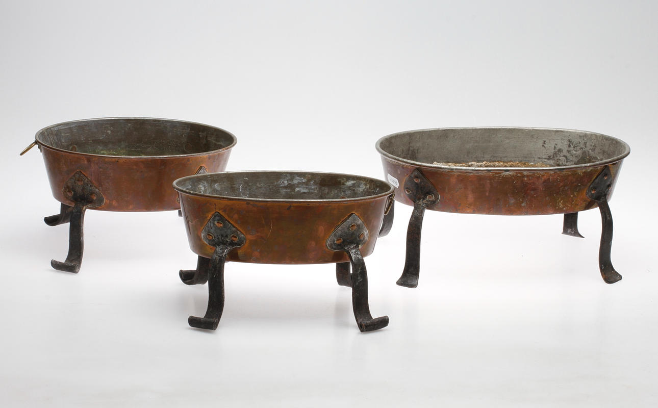 YTTERFODER, 3 st, koppar, omkring 1900.