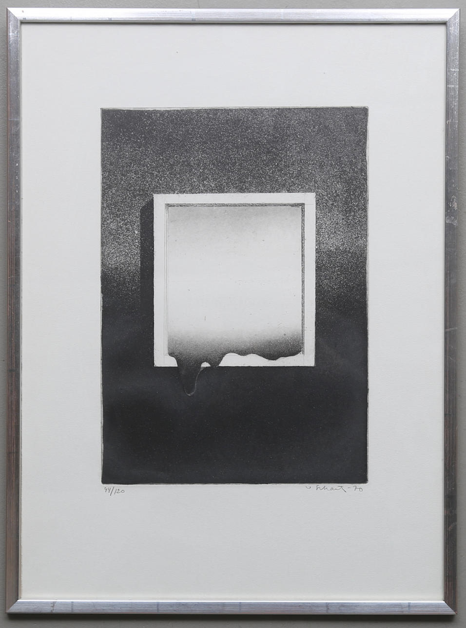 PHILIP VON SCHANTZ. Etsning, signerad, numrerad 44/120 och daterad -70.