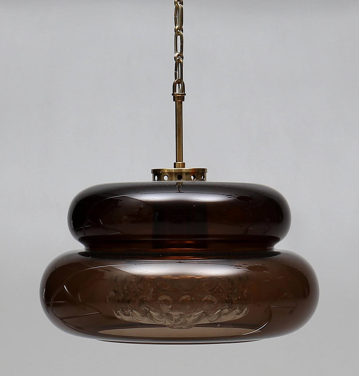 TAKLAMPA, "Bubblan", Carl Fagerlund, Orrefors, 1960-70-tal.