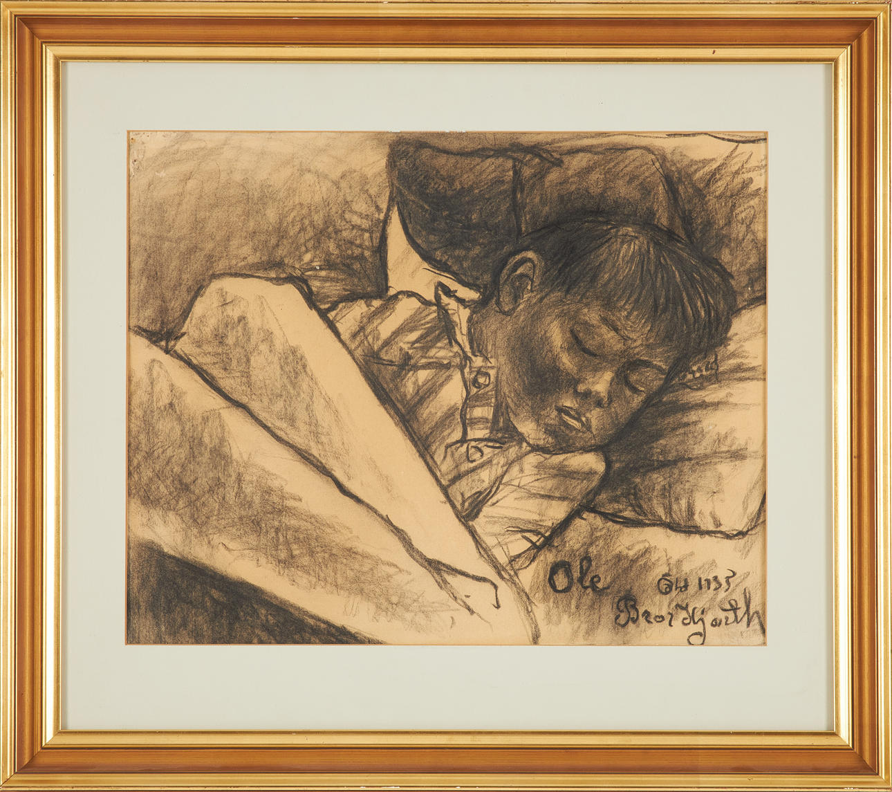 BROR HJORTH. Ole. Konst - Teckningar - Auctionet