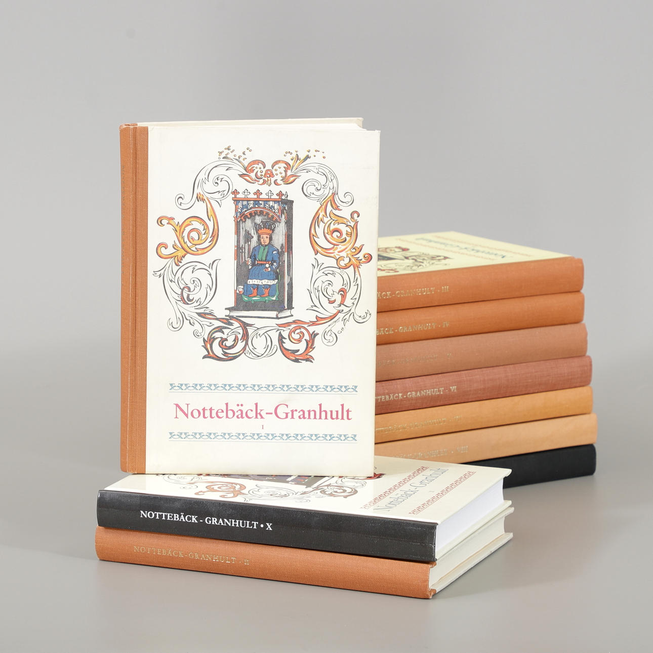 NOTTEBÄCK-GRANHULT, libreta, 10 piezas, 1964-2015.