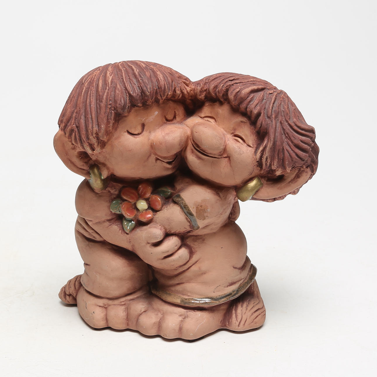 EVA JARENSKOG. A ceramic troll pair, Jie.