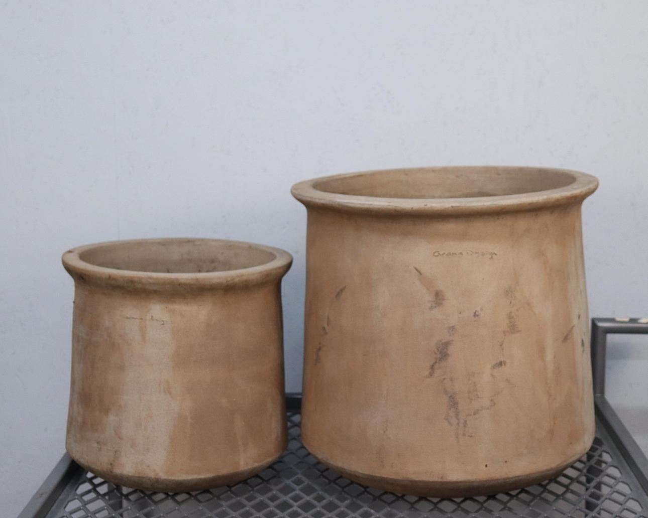 GRAMA DESIGN, Danmark, trädgårdskrukor, 2st.