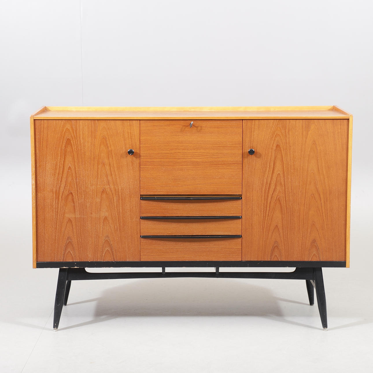 SKÆNK, teak, 1950'er/1960'ere.