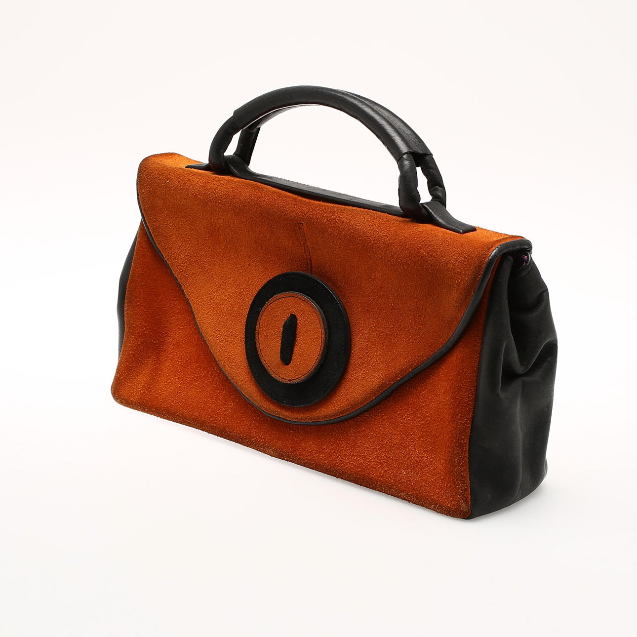 DAMVÄSKA, skinn, märkt Nateva, Finland.