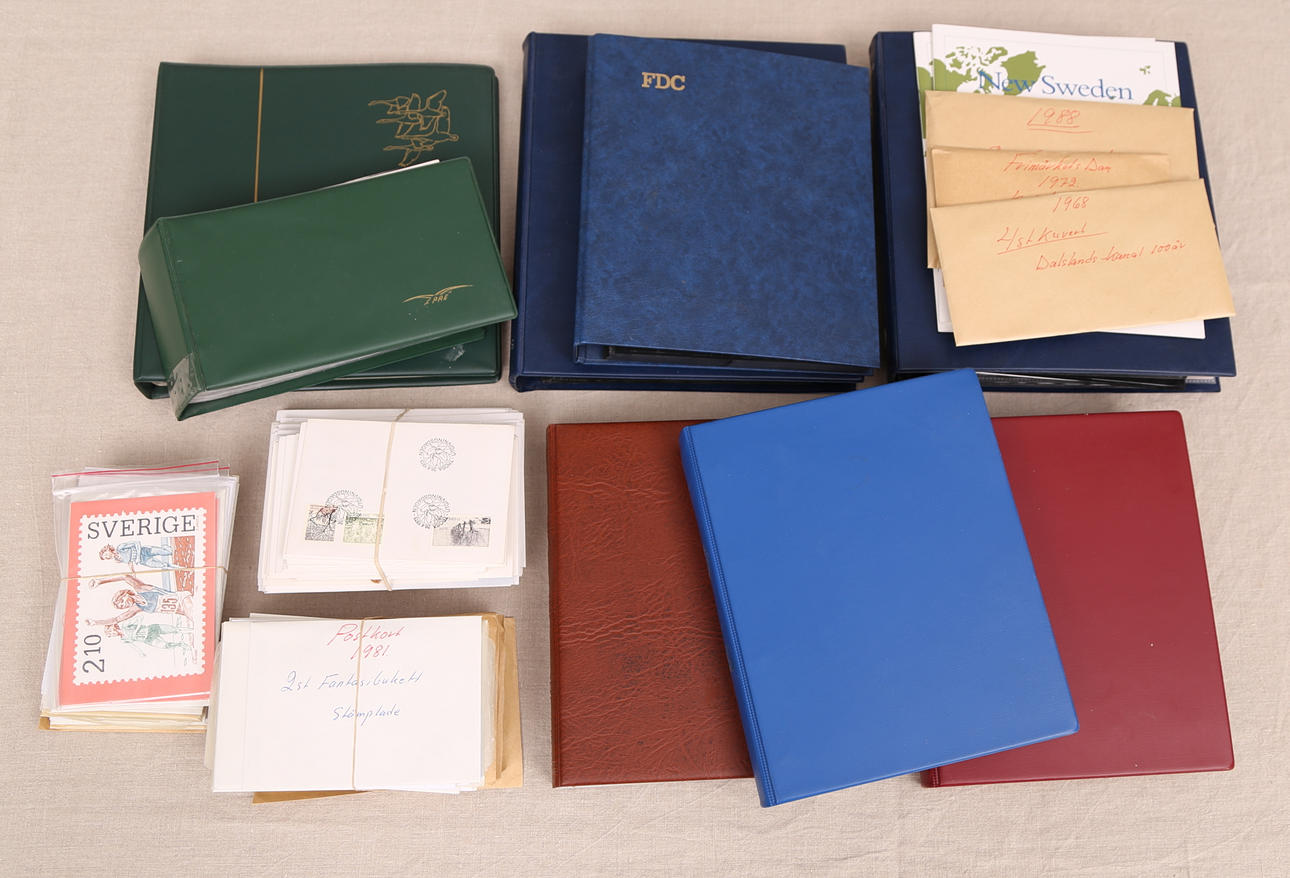 FÖRSTA DAG BREV, ca 820 st, mestadels svenska, 1900-tal.