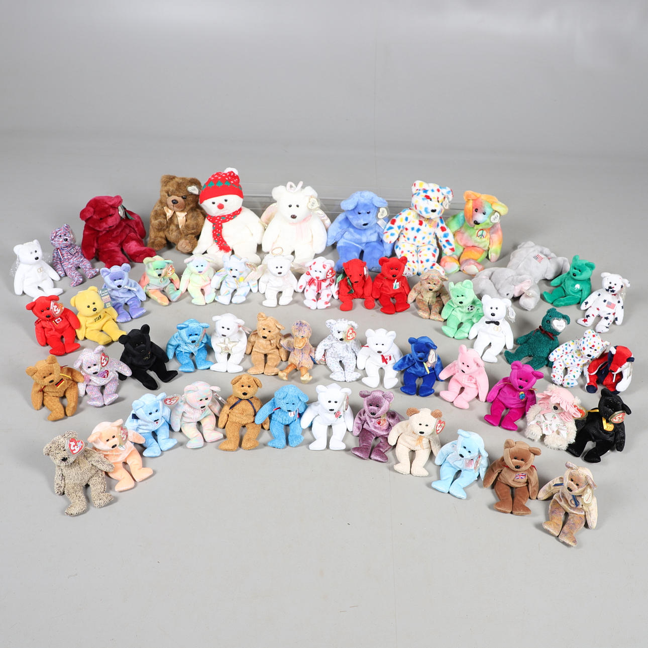 TY BEANIE BEARS.