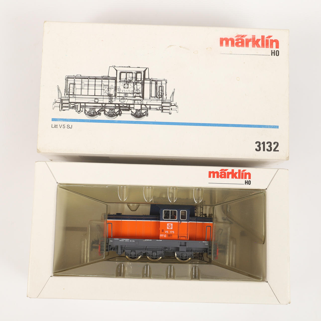 MÄRKLIN. Lokomotive, Litt 5, SJ, Originalverpackung.