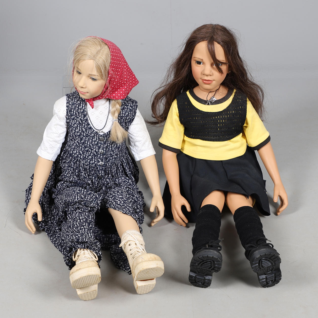 LARGE GOTZ VINYL DOLLS - LINDNER.