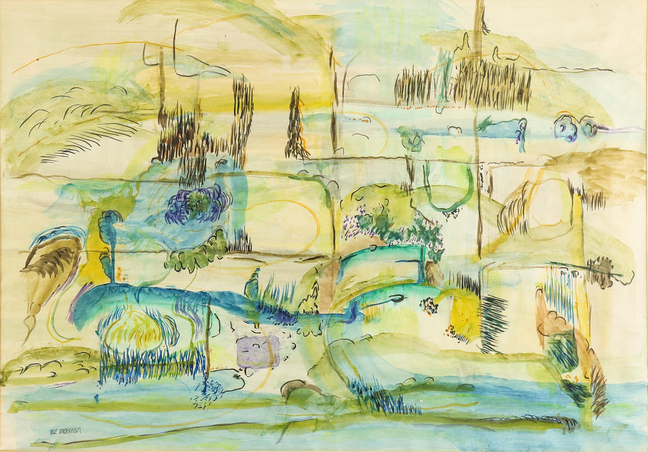 ALVE NORDENHIELM Aquarell.