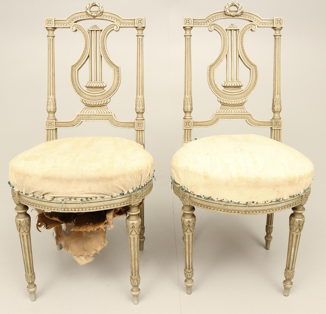 STOLAR, 2 st, Louis XVI-stil, Frankrike, 1800 tal.