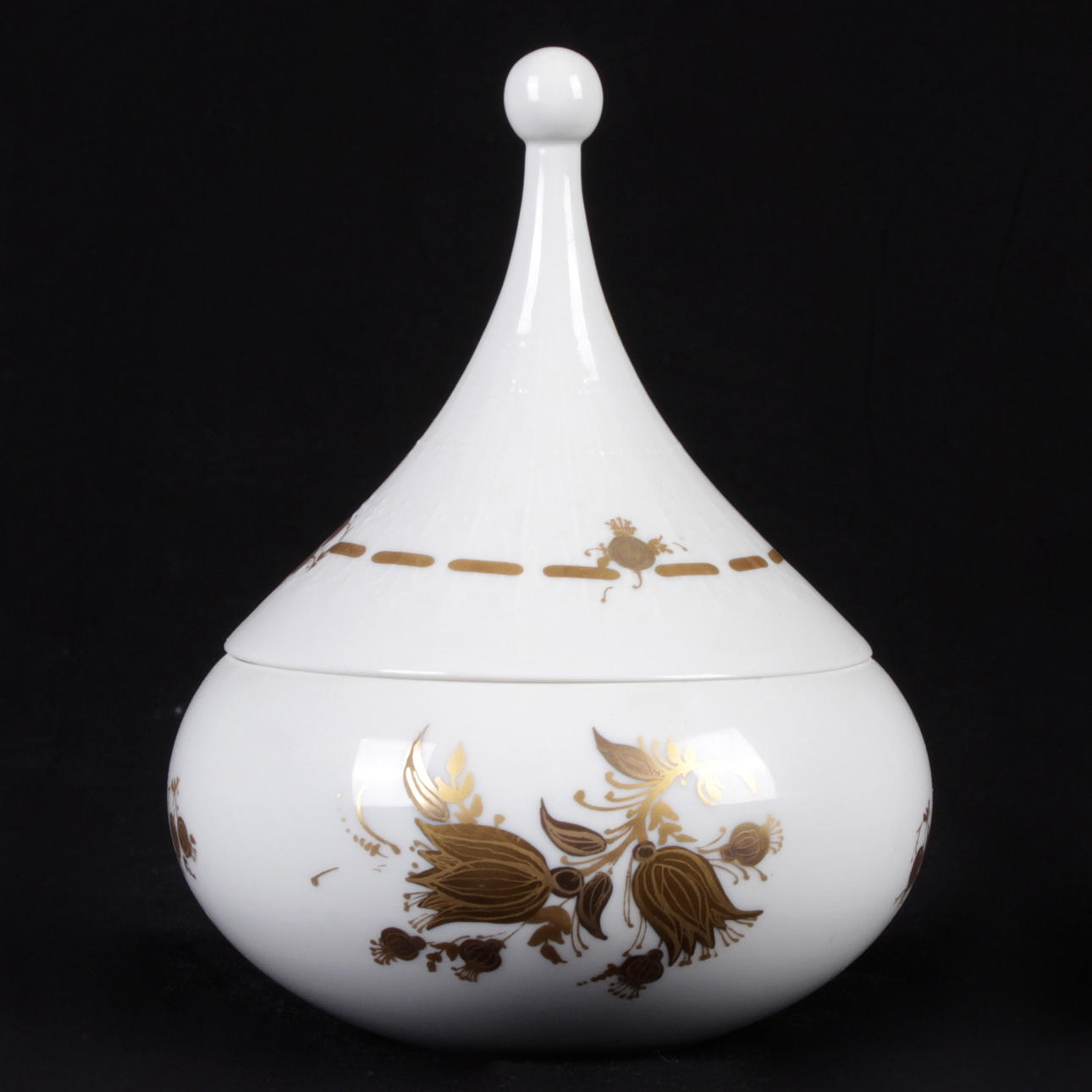 LOCKASK, porslin, Björn Wiinblad, Rosenthal, 1900-tal.