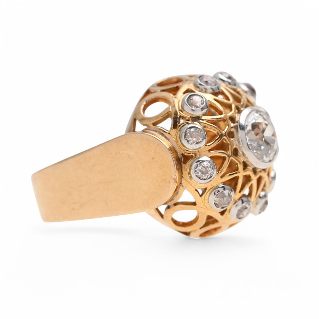 French diamonds ring, circa 1940.